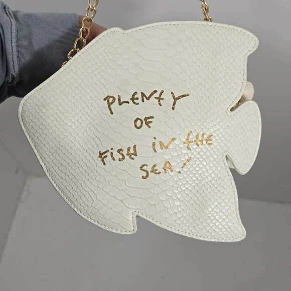 {Betsey Johnson} "Plenty of Fish in the Seas" Crossbody Bag - Picture 5 of 17